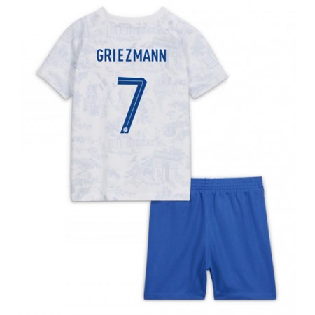 Camiseta de fútbol Francia Antoine Griezmann 7 Niño 2ª equipación Copa Mundo 2022 Camiseta de fútbol Francia Antoine Griezmann 7 Niño 2ª equipación Copa Mundo 2022